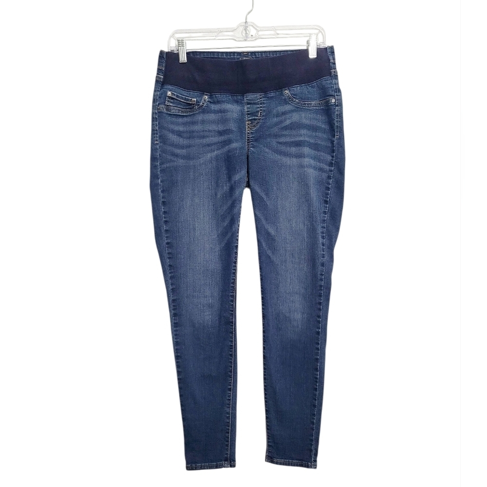 Levi's Baby Bump Skinny Maternity Jeans Size Medium Blue Stretch